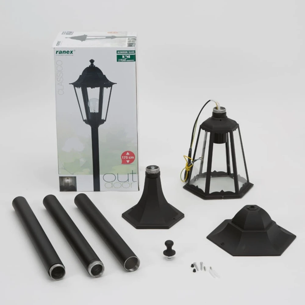 Smartwares Lampadaire De Jardin 60 W Noir 175 Cm Clas5000.035 8 Smartwares Lampadaire De Jardin 60 W Noir 175 Cm Clas5000.035 – Image 6