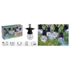 Progarden Ensemble D'éclairage à Led De Fête De Jardin 50 Led