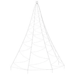 VIDAXL Arbre Mural Avec Crochet Métallique 260 Led Blanc Chaud 3 M -Promos Le Jardin Vivant Magasin 645e86fc297969.57350949