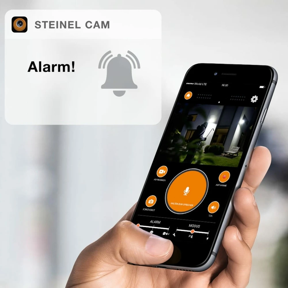 STEINEL Projecteur à Capteur D'extérieur Xled Cam 1 Noir 4 STEINEL Projecteur à Capteur D'extérieur Xled Cam 1 Noir – Image 2