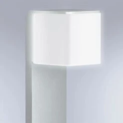 STEINEL Borne D'éclairage à Capteur Gl 80 Led Ihf Cubo Argenté 055486 -Promos Le Jardin Vivant Magasin 645e870057f172.11618845