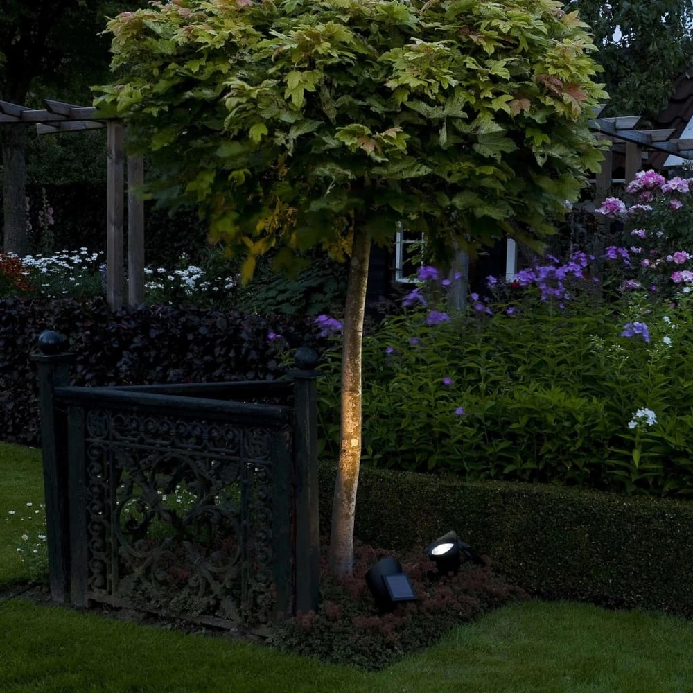 LuxForm Projecteur Led Solaire Lazise 2 Pcs Noir 44239 7 LuxForm Projecteur Led Solaire Lazise 2 Pcs Noir 44239 – Image 5