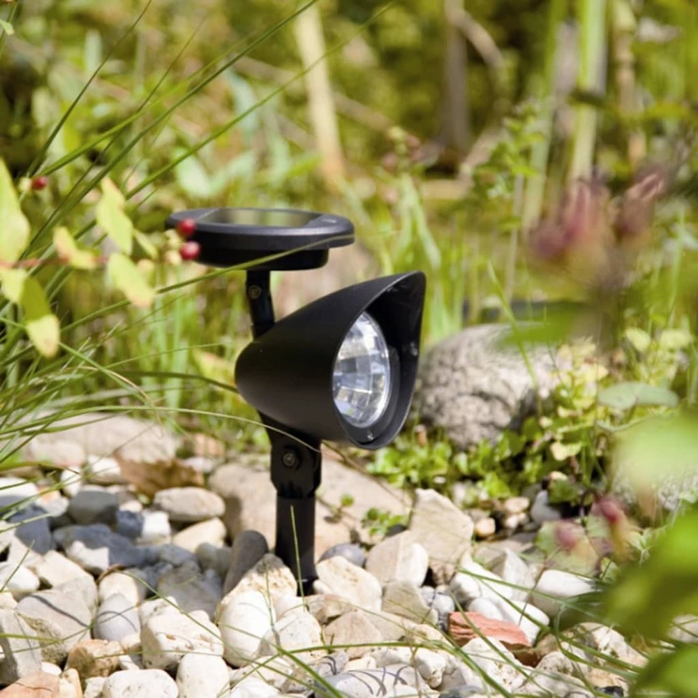 LuxForm Projecteur Led Solaire Lazise 2 Pcs Noir 44239 5 LuxForm Projecteur Led Solaire Lazise 2 Pcs Noir 44239 – Image 3