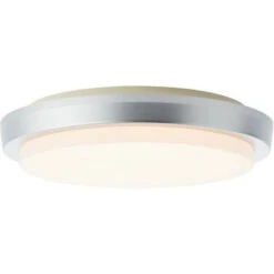 BRILLIANT Plafonnier Extérieur Devora Couleur Argent Led Intégré
