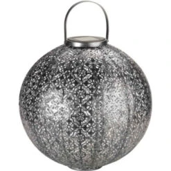 Lanterne Solaire Jumbo Damasque En Métal Ajouré -Promos Le Jardin Vivant Magasin 645e870adcbac3.52723948