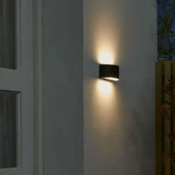 LuxForm Applique à Led De Jardin Arc Noir 8 LuxForm Applique à Led De Jardin Arc Noir -Promos Le Jardin Vivant Magasin 645e8719ba7812.87192732