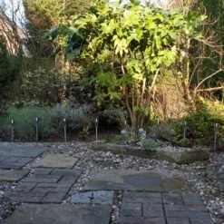 LuxForm Poteau Solaire D'éclairage Siena 8 Pcs Argenté -Promos Le Jardin Vivant Magasin 645e8731f34a98.76841486