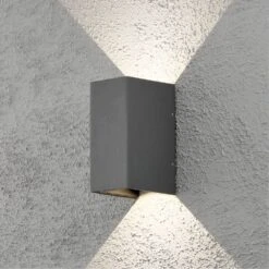 Konstsmide Applique à Led Cremona 2x3w 11x8x17 Cm -Promos Le Jardin Vivant Magasin 645e8738b3eee7.94637615