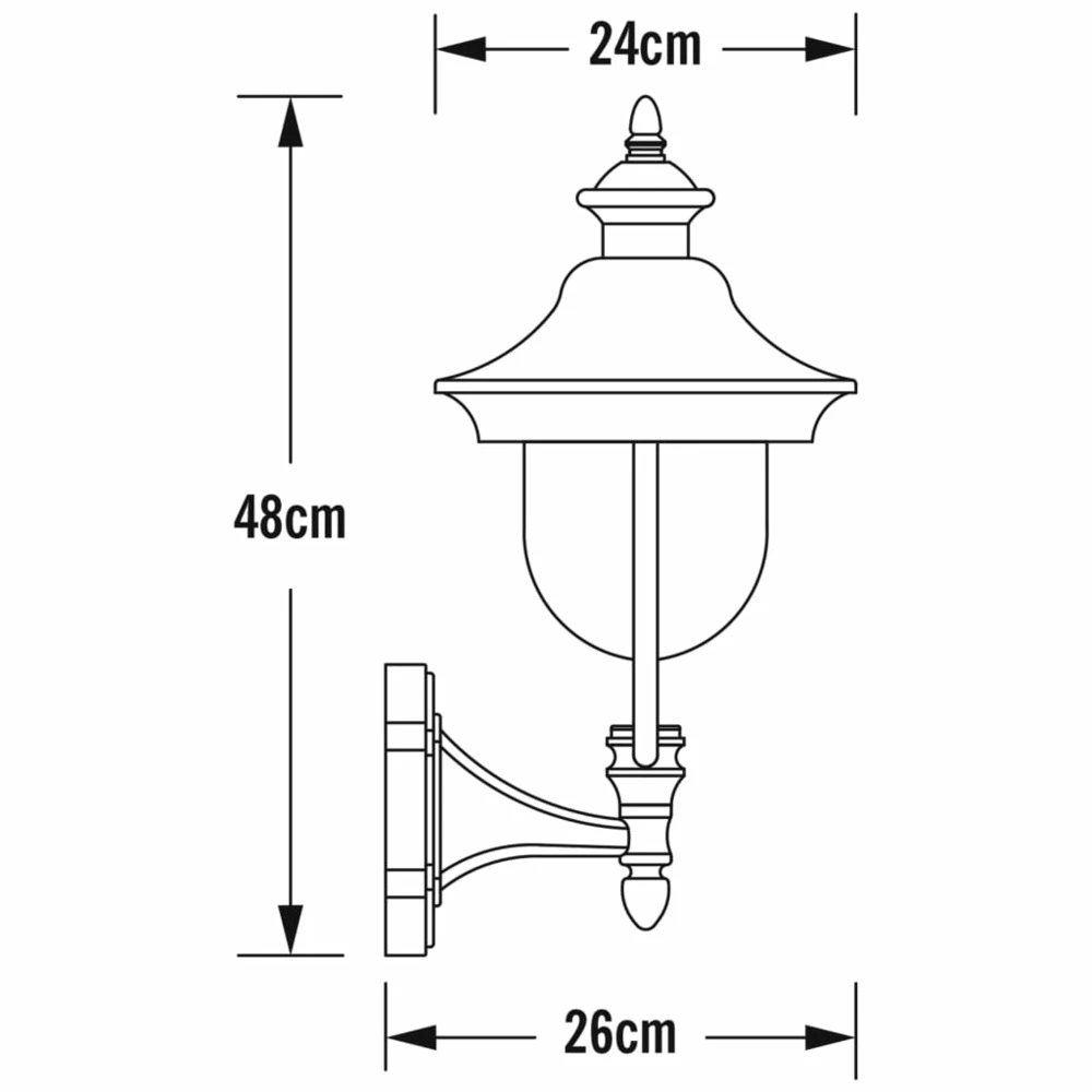 Konstsmide Applique Murale Parma En Haut Acier Inoxydable Brossé 6 Konstsmide Applique Murale Parma En Haut Acier Inoxydable Brossé – Image 4
