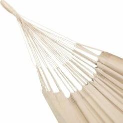 Toile De Hamac écru. 1 Personne. 100% Polycoton. 220x140cm -Promos Le Jardin Vivant Magasin 64627e2538c2a1.09607549