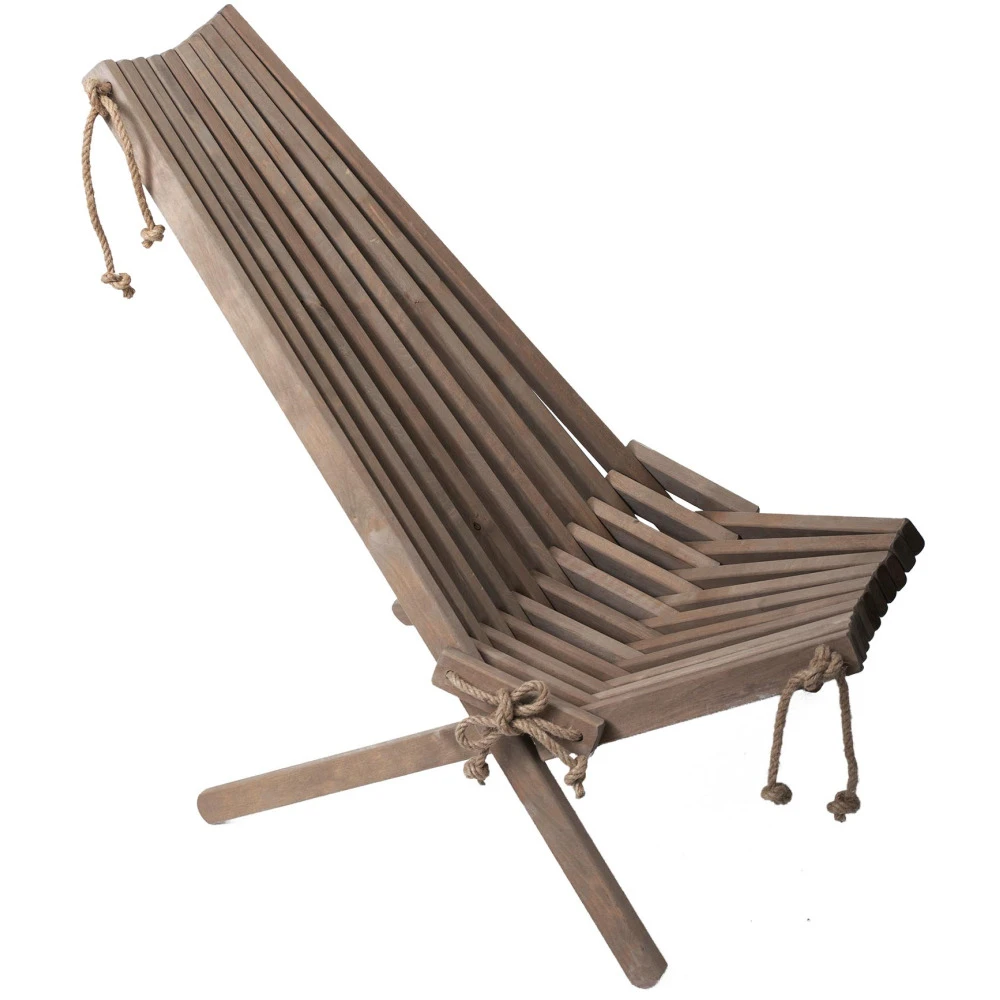 Chilienne En Bois Ecochair (coussin Offert) Aulne Gris 6 Chilienne En Bois Ecochair (coussin Offert) Aulne Gris – Image 4
