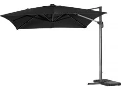 Parasol Jardin Déporté Led Alu "sun 3 Luxe" - Carré - 3 X 3 M - Coloris Noir - Dalles Lestées Incluses 9 Parasol Jardin Déporté Led Alu "sun 3 Luxe" - Carré - 3 X 3 M - Coloris Noir - Dalles Lestées Incluses -Promos Le Jardin Vivant Magasin 64651f9cd56519.94746876