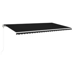 VIDAXL Auvent Rétractable Automatique 600x350 Cm Anthracite