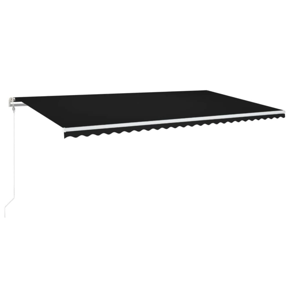 VIDAXL Auvent Rétractable Automatique 600x350 Cm Anthracite 3 VIDAXL Auvent Rétractable Automatique 600x350 Cm Anthracite