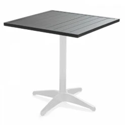 Plateau De Table En Aluminium Carrée Gris 70x70cm -Promos Le Jardin Vivant Magasin 646bb2e5275ec7.93537899