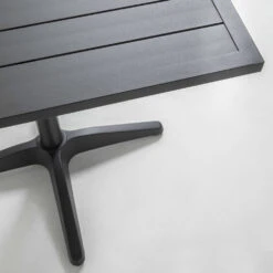 Plateau De Table En Aluminium Carrée Gris 70x70cm -Promos Le Jardin Vivant Magasin 646bb2e53c0510.93222830