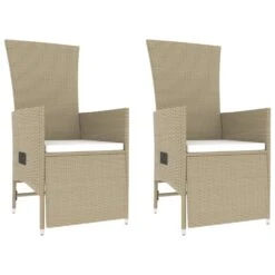 VIDAXL Ensemble De Salon De Jardin 3 Pcs Beige Poly Rotin Et Acier 12 VIDAXL Ensemble De Salon De Jardin 3 Pcs Beige Poly Rotin Et Acier -Promos Le Jardin Vivant Magasin 646d149531cab9.03291144
