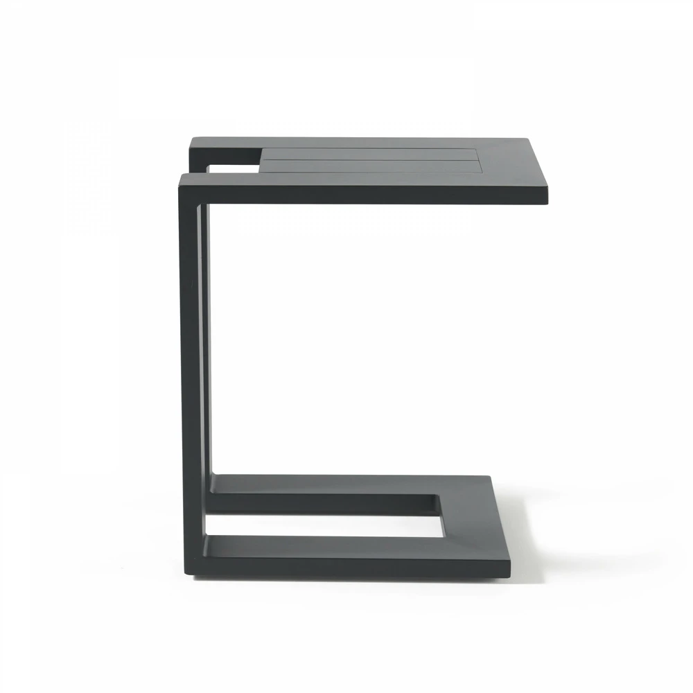 Tablette Pour Bain De Soleil En Aluminium Gris 4 Tablette Pour Bain De Soleil En Aluminium Gris – Image 2