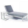 Ensemble Bain De Soleil Avec Tablette En Aluminium Blanc -Promos Le Jardin Vivant Magasin 646e01200b2470.15562260