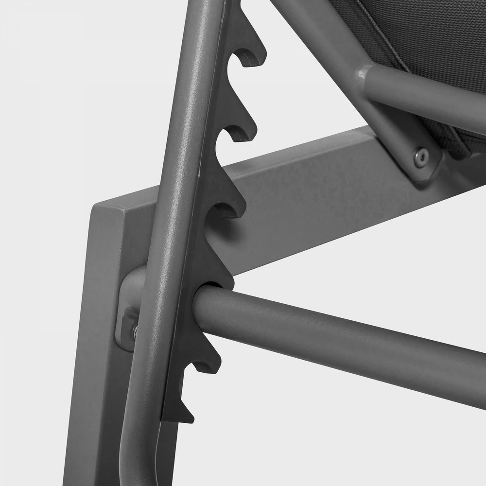 Lot De 2 Bains De Soleil En Aluminium Gris 8 Lot De 2 Bains De Soleil En Aluminium Gris – Image 6