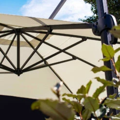 Parasol Déporté 3x4m Et 4 Dalles Lestées Aluminium Blanc 13 Parasol Déporté 3x4m Et 4 Dalles Lestées Aluminium Blanc -Promos Le Jardin Vivant Magasin 646e58d3cff739.96614546