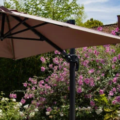 Parasol Déporté 2x3 M Et 4 Dalles à Remplir Aluminium Taupe -Promos Le Jardin Vivant Magasin 646e58dd5528d9.68542654