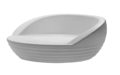 Lit De Jardin Formentera ø164cm - Blanc