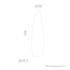 Lampadaire Extérieur Fredo 140 Batterie Rechargeable Led Rgb Avec Télécommande Hauteur 140cm -Promos Le Jardin Vivant Magasin 646f5253b4cbf7.33637908