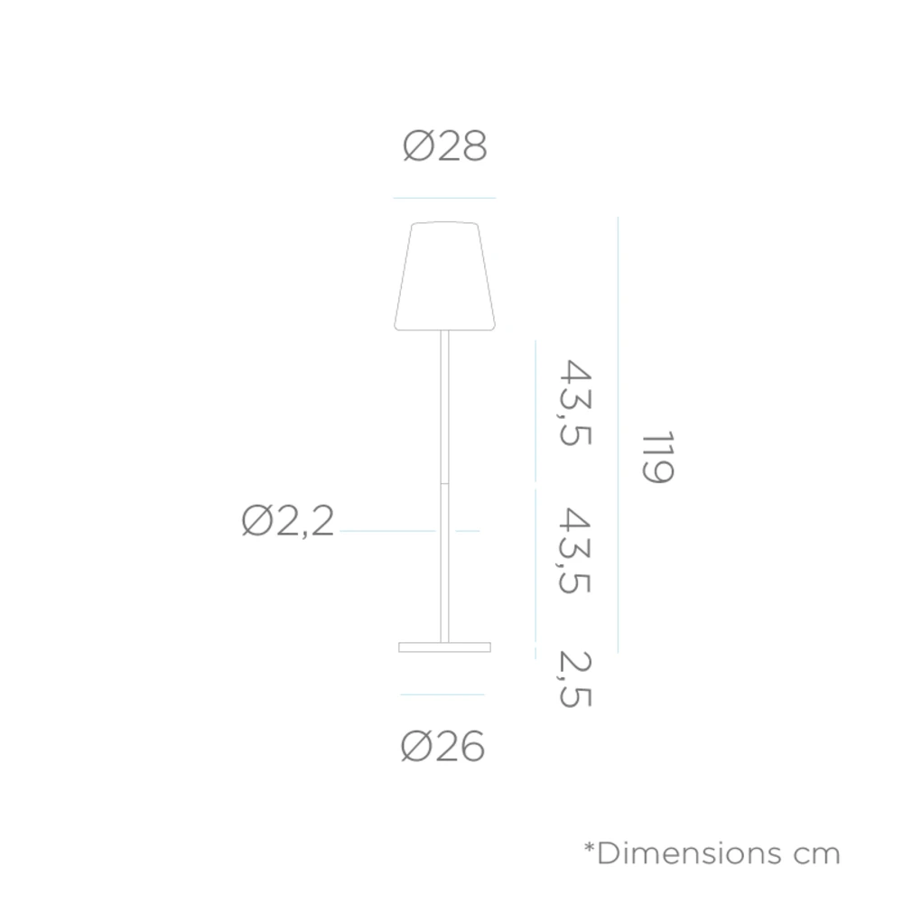 Lampadaire Lola Slim 120cm Pied En Métal Anthracite Solaire+batterie Rechargeable Led Rgb Avec Télécommande Hauteur 6 Lampadaire Lola Slim 120cm Pied En Métal Anthracite Solaire+batterie Rechargeable Led Rgb Avec Télécommande Hauteur – Image 4