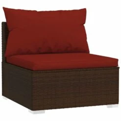 VIDAXL Salon De Jardin 3 Pcs Avec Coussins Résine Tressée Marron 11 VIDAXL Salon De Jardin 3 Pcs Avec Coussins Résine Tressée Marron -Promos Le Jardin Vivant Magasin 646f533335a410.11001297