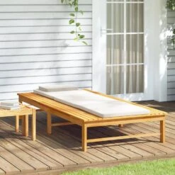 VIDAXL Chaise Longue Coussin/oreiller Blanc Crème Bois Massif Acacia 11 VIDAXL Chaise Longue Coussin/oreiller Blanc Crème Bois Massif Acacia -Promos Le Jardin Vivant Magasin 646f54e22d64f6.56757023