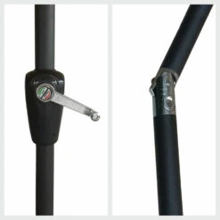 Hapuna - Parasol Droit Rond Diamètre 2,70 Mètres Inclinable - Aluminium - Protection Uv - Ouverture Facile, Manivelle 8 Hapuna - Parasol Droit Rond Diamètre 2,70 Mètres Inclinable - Aluminium - Protection Uv - Ouverture Facile, Manivelle -Promos Le Jardin Vivant Magasin 646f5506722205.10674095