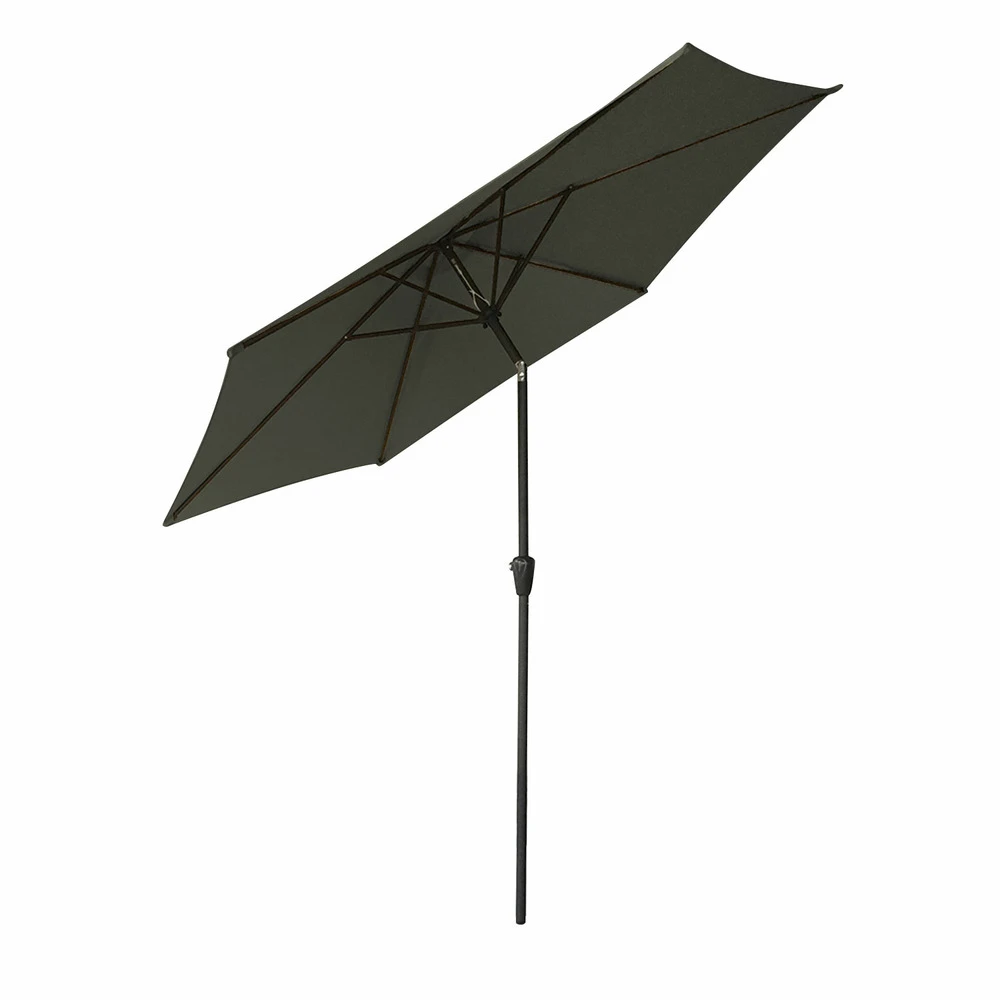 Hapuna - Parasol Droit Rond Diamètre 2,70 Mètres Inclinable - Aluminium - Protection Uv - Ouverture Facile, Manivelle 4 Hapuna - Parasol Droit Rond Diamètre 2,70 Mètres Inclinable - Aluminium - Protection Uv - Ouverture Facile, Manivelle – Image 2
