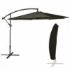 Oahu - Parasol Déporté Rond Diamètre 3 Mètres - Acier - Housse De Rangement - Protection Uv - Ouverture Facile -Promos Le Jardin Vivant Magasin 646f55094cbd21.75507051