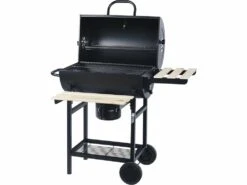 Barbecue Charbon De Bois "king" - 99.5 X 63.5 X 94.5 Cm - Noir -Promos Le Jardin Vivant Magasin 646fad63774ae2.71355857