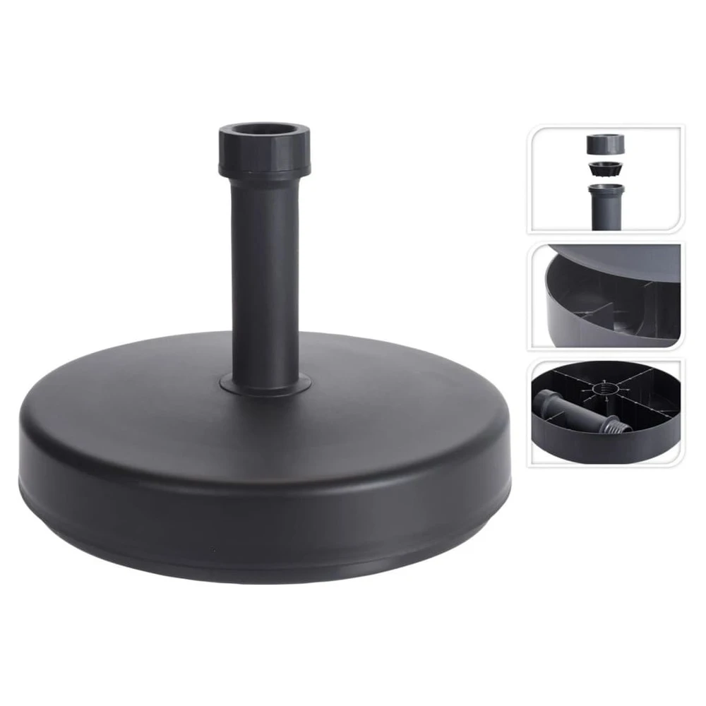 Progarden Base De Parasol Rond 46 Cm Gris 3 Progarden Base De Parasol Rond 46 Cm Gris