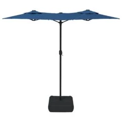 VIDAXL Parasol à Double Tête Avec Led Bleu Azuré 316x240 Cm 13 VIDAXL Parasol à Double Tête Avec Led Bleu Azuré 316x240 Cm -Promos Le Jardin Vivant Magasin 6470a72f19ea96.55337710