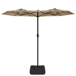 VIDAXL Parasol à Double Tête Taupe 316x240 Cm 11 VIDAXL Parasol à Double Tête Taupe 316x240 Cm -Promos Le Jardin Vivant Magasin 6470a7356a9fa1.66859884