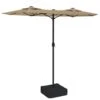 VIDAXL Parasol à Double Tête Taupe 316x240 Cm -Promos Le Jardin Vivant Magasin 6470a73570bb90.74125915