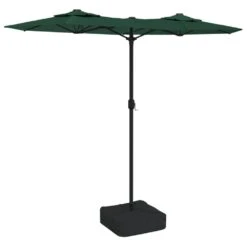 VIDAXL Parasol à Double Tête Vert 316x240 Cm -Promos Le Jardin Vivant Magasin 6470a73658c1c8.84582760