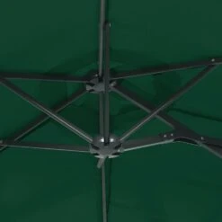 VIDAXL Parasol à Double Tête Vert 316x240 Cm -Promos Le Jardin Vivant Magasin 6470a7365bf3b6.64410115