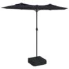 VIDAXL Parasol à Double Tête Noir 316x240 Cm -Promos Le Jardin Vivant Magasin 6470a7380f3562.39193574