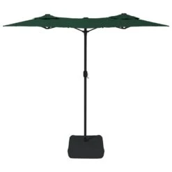 VIDAXL Parasol à Double Tête Avec Led Vert 316x240 Cm 13 VIDAXL Parasol à Double Tête Avec Led Vert 316x240 Cm -Promos Le Jardin Vivant Magasin 6470a7391d5d26.42602498