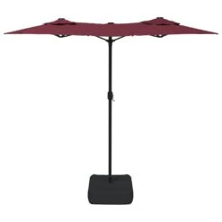 VIDAXL Parasol à Double Tête Rouge Bordeaux 316x240 Cm -Promos Le Jardin Vivant Magasin 6470a73aea3a24.52834816