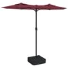 VIDAXL Parasol à Double Tête Rouge Bordeaux 316x240 Cm -Promos Le Jardin Vivant Magasin 6470a73af11f32.45695874