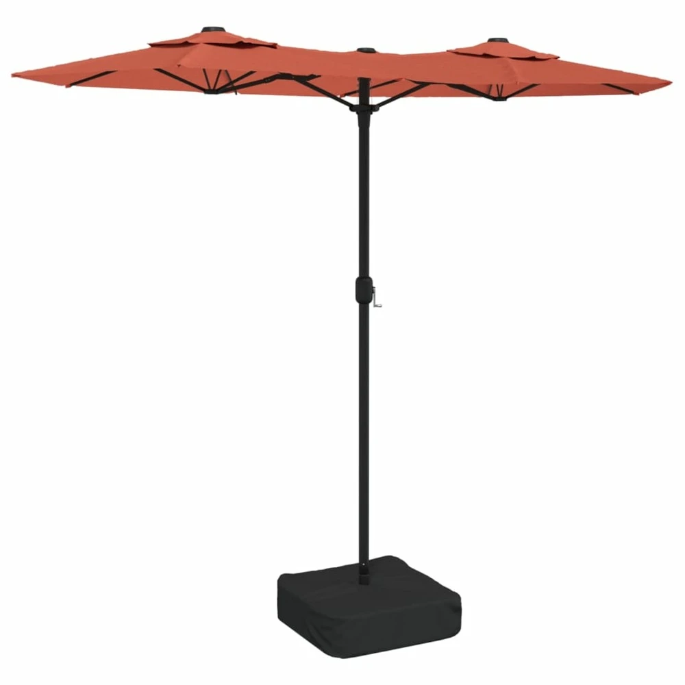 VIDAXL Parasol à Double Tête Terre Cuite 316x240 Cm 3 VIDAXL Parasol à Double Tête Terre Cuite 316x240 Cm