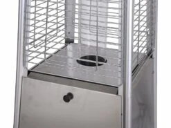 Parasol Chauffant Gaz "kheops" 13 Kw - Acier -Promos Le Jardin Vivant Magasin 6478f26a2984f7.30340274