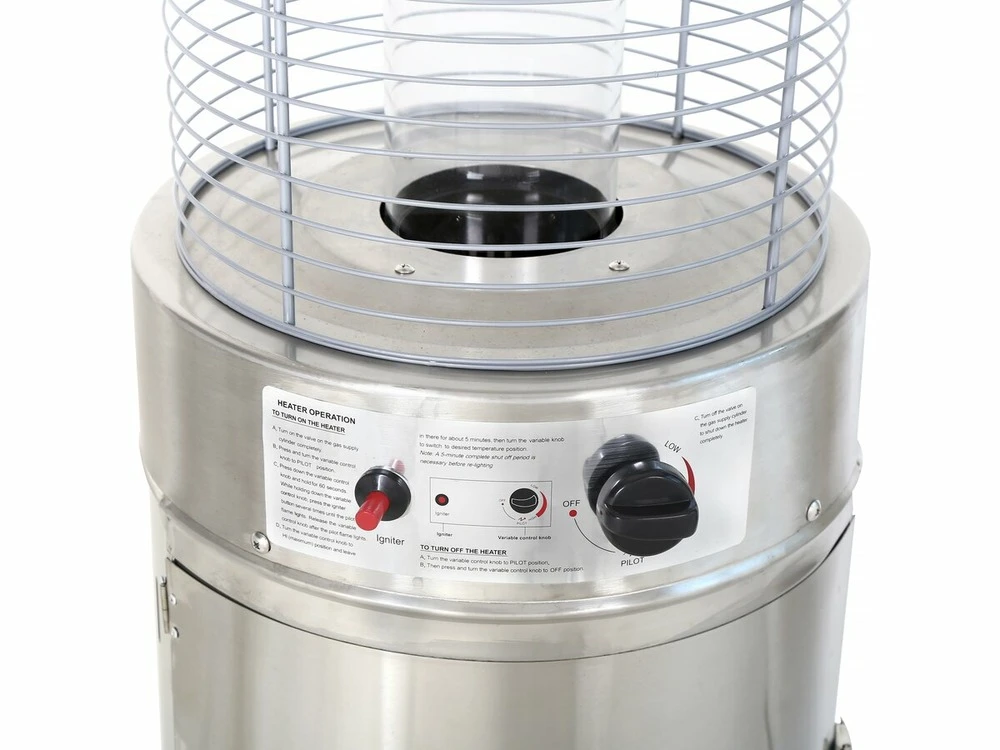 Parasol Chauffant Gaz "flamma" - 11 Kw - Acier 6 Parasol Chauffant Gaz "flamma" - 11 Kw - Acier – Image 4