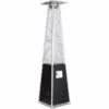 Parasol Chauffant Gaz "kheops" 13 Kw - Noir -Promos Le Jardin Vivant Magasin 6478f270886953.42929405