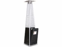 Parasol Chauffant Gaz "kheops" 13 Kw - Noir -Promos Le Jardin Vivant Magasin 6478f27094c5b9.69126310